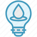 ecology, energy, idea, light, light bulb, water drop