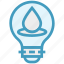 ecology, energy, idea, light, light bulb, water drop 