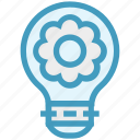 bulb, energy, flower, idea, light, light bulb, plant
