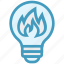 bulb, energy, fire, flame, idea, light, light bulb 