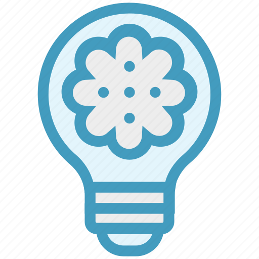Energy, flower, idea, light, light bulb, plant icon - Download on Iconfinder