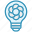 bulb, energy, flower, idea, light, light bulb, plant 