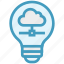 bulb, cloud computing, data, energy, idea, light, light bulb 