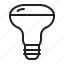 bulb, lamp, light, lightbulb, reflector 