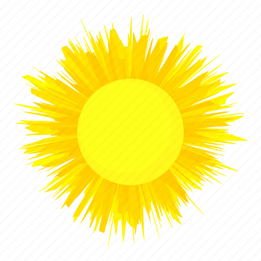 Cartoon, heat, hot, object, sun, sunshine, weather icon - Download on Iconfinder