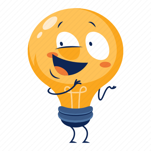 Lamp, laugh, light, bulb, energy, electric, power icon - Download on Iconfinder