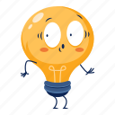 lamp, scary, energy, bulb, light, electric, furniture, power