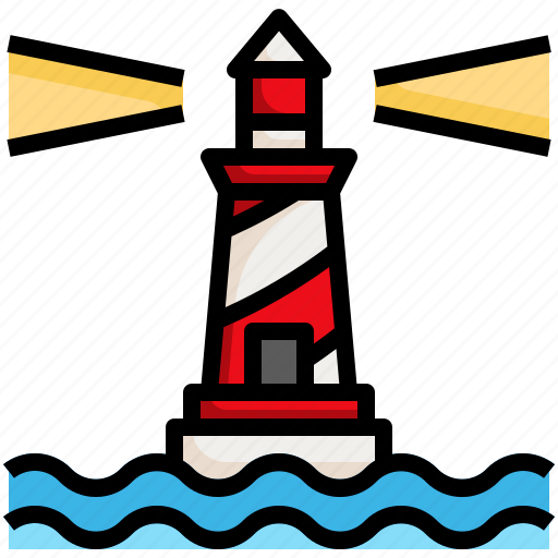 Lighthouse, architecture, and, city, tower, buildings, light icon - Download on Iconfinder
