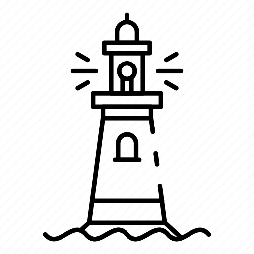 House, lighthouse, piece, stone, style, summer, water icon - Download on Iconfinder
