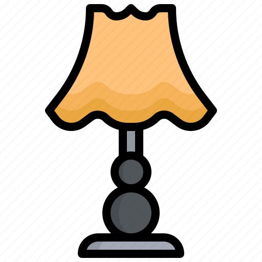 Tabel, lamp, interior, furniture, household, light icon - Download on Iconfinder