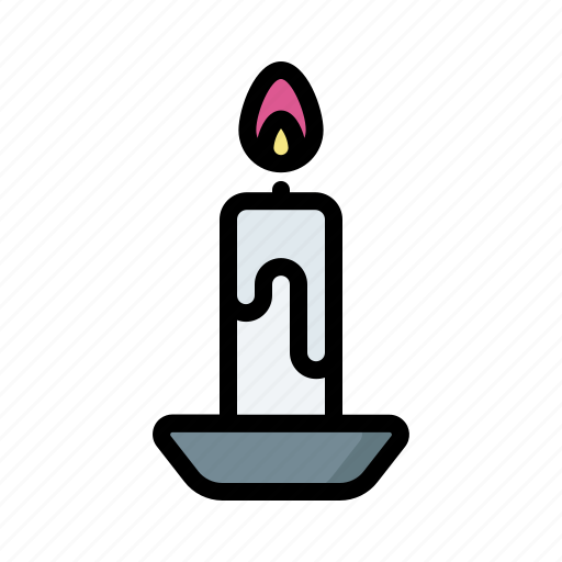 Candle, fire, flame, light, lighter icon - Download on Iconfinder
