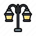 lamp, light, outdoor, post, street