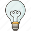 bulb, light, power, electricity, creativity 