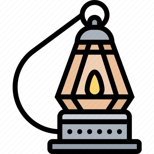 Lamp, oil, lantern, kerosene, antique icon - Download on Iconfinder