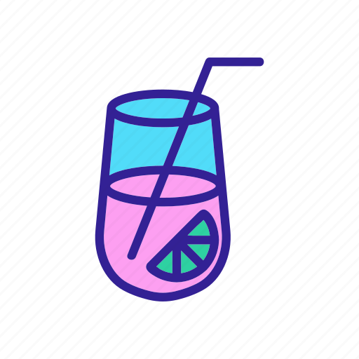 Acid, alcohol, cocktail, glass, lime, sketch, vintage icon - Download on Iconfinder