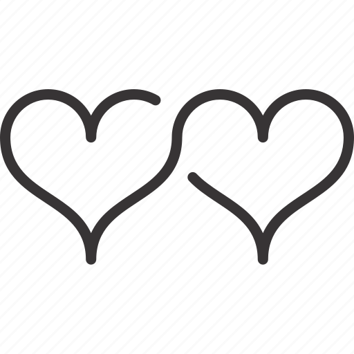 Heart, hearts, line, love, valentine icon - Download on Iconfinder