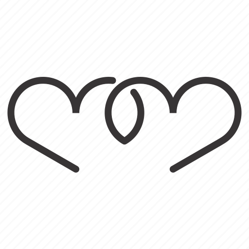 Heart, line, love, valentine icon - Download on Iconfinder