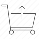 trolley, purchase, buy, shopping, cart, supermarket, remove product, remove, ecommerce, market