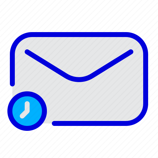 Schedule message, sending message, delivery message, message, mail, communication, inbox icon - Download on Iconfinder
