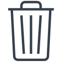 bin, delete, empty, out, recycle, remove, trash 