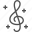clef, melody, music, treble, instrument, musical, note 