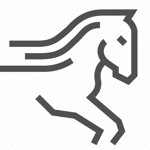 Animal, fast, gallop, horse, horserace, scurry, swiftly icon - Download on Iconfinder
