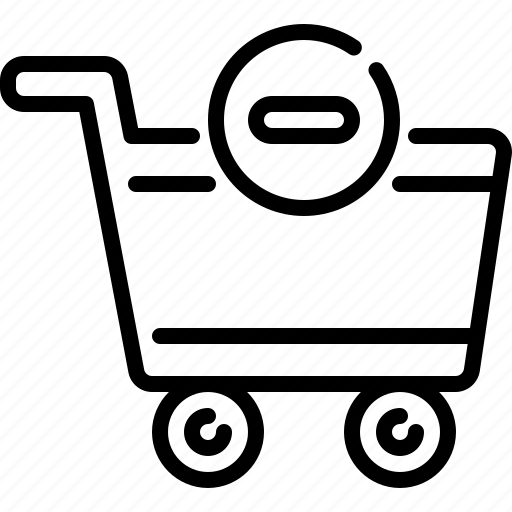 Shopping, cart, shop, buy, remove, ecommerce, basket icon - Download on Iconfinder