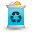 trash, waste, recycle bin