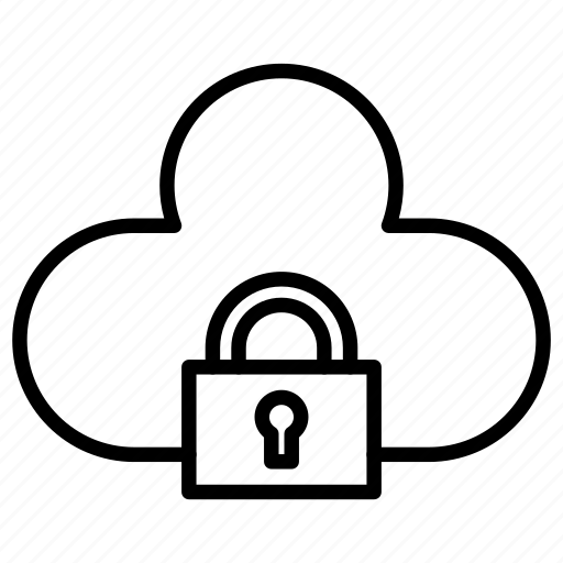 Cloud, lock, protection icon - Download on Iconfinder