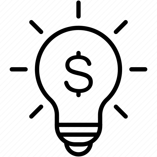 Creative, idea, lightbulb, money, profit icon - Download on Iconfinder