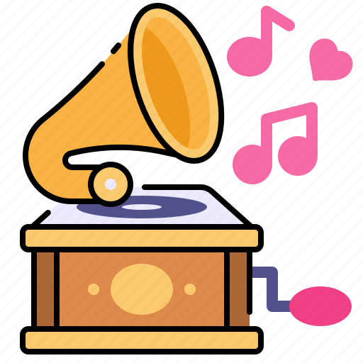 Gramophone, music, vinyl disc, song icon - Download on Iconfinder