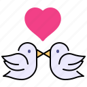 love birds, animals, romance, love