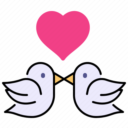 Love birds, animals, romance, love icon - Download on Iconfinder