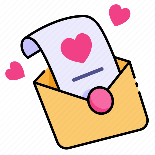 Love letter, romance, message, mail icon - Download on Iconfinder