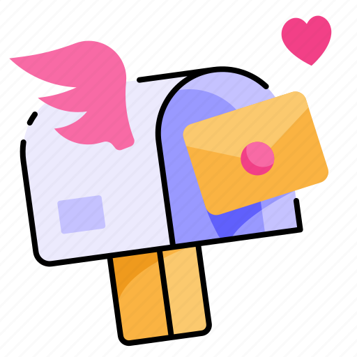 Mailbox, letter, love, message icon - Download on Iconfinder