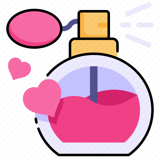 Perfume, beauty, spray, heart icon - Download on Iconfinder