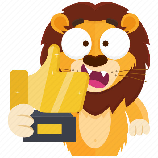 Award, emoji, emoticon, lion, smiley, social, sticker icon - Download on Iconfinder