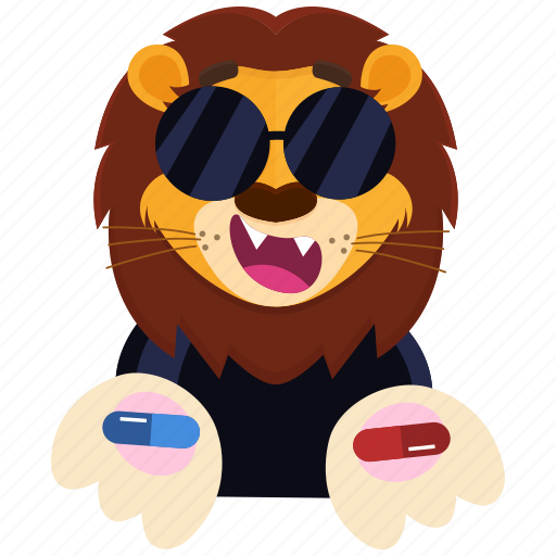Choice, emoji, emoticon, lion, option, smiley, sticker icon - Download on Iconfinder