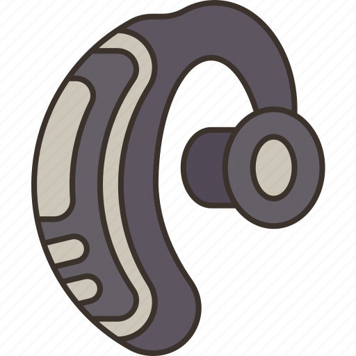 Earpiece, listening, communication, hearing, device icon - Download on Iconfinder