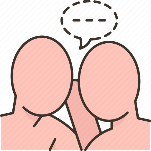 Gossiping, talking, whispering, conversation, communication icon - Download on Iconfinder