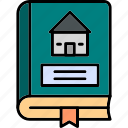 architecture, book, bookstore, building, home, house, library, icon