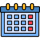 calendar, event, icon