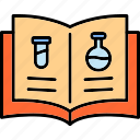science, book, bigger, biochemistry, biology, chemistry, laboratory, icon