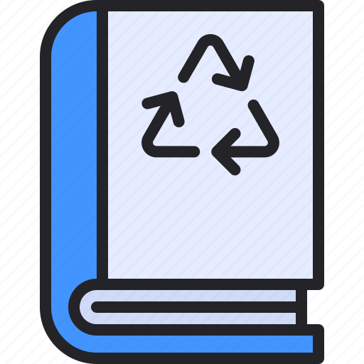 Book, recycle, education, recycled, environment icon - Download on Iconfinder
