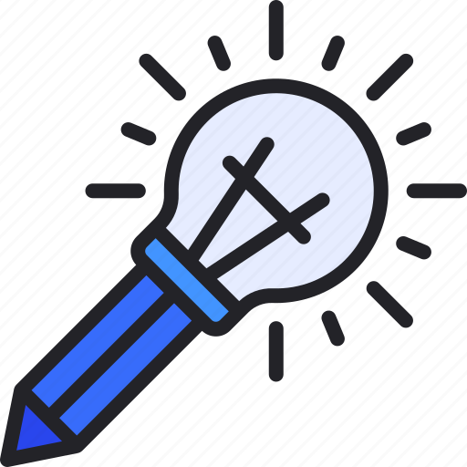 Creative, pencil, lamp, inspiration, idea icon - Download on Iconfinder