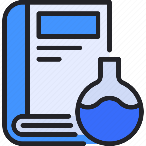 Science, book, experiment, flask, chemistry icon - Download on Iconfinder