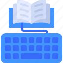 keyboard, book, course, online, learning, copywriting 
