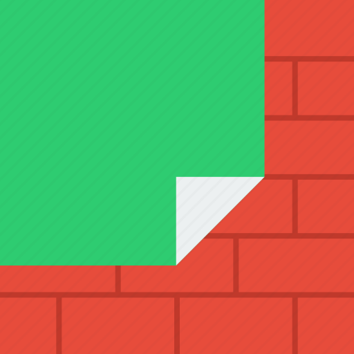 Poster, brick wall icon - Download on Iconfinder