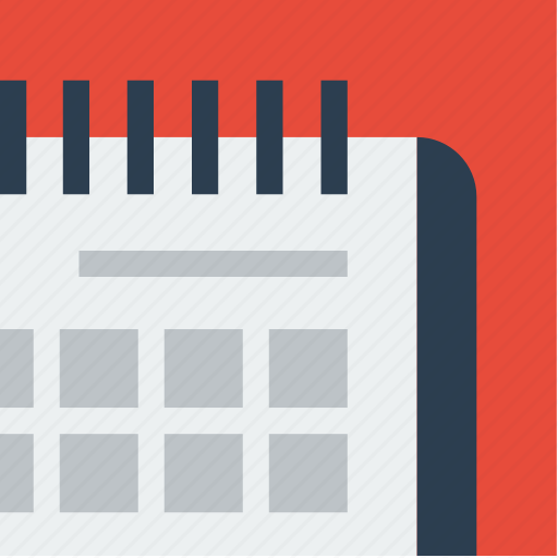 Monthly, calendar, spiral icon - Download on Iconfinder