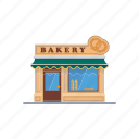 bakery, shop, store, building, facade, retail, food
